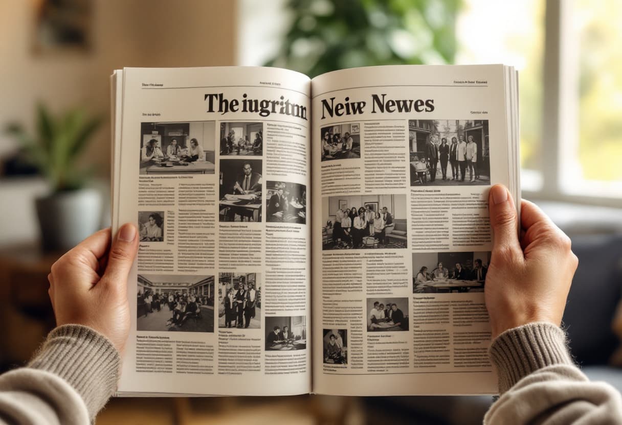 Elde tutulan basılı düğün gazetesi